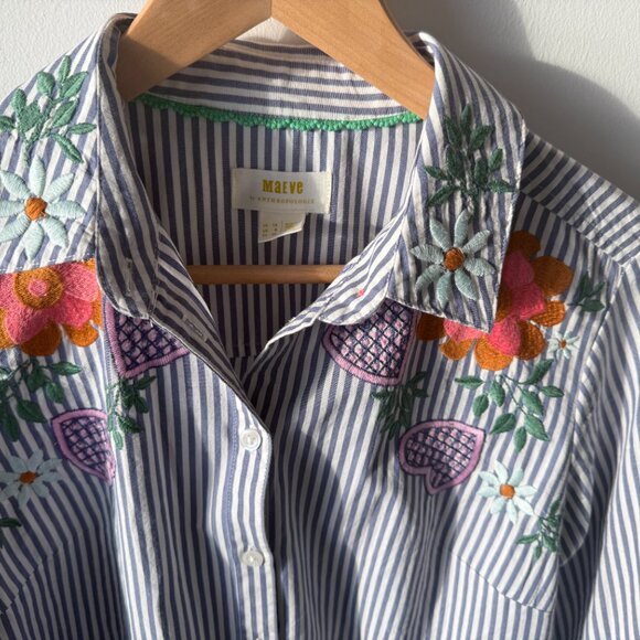 Maeve by Anthropology Button Down Shirt - Picture 3 of 8